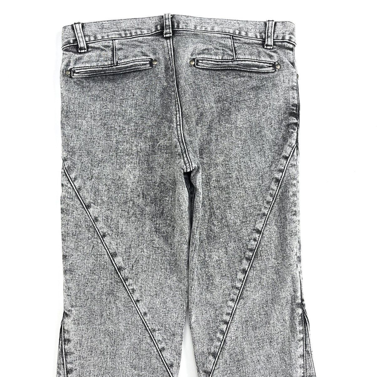 5351 POUR LES HOMMES × Beauty Beast × Designer 1990s 5351 Pour les Hommes Patchworks Lgb Goa Flared Jeans Size US 30 / EU 46 - 16 Thumbnail