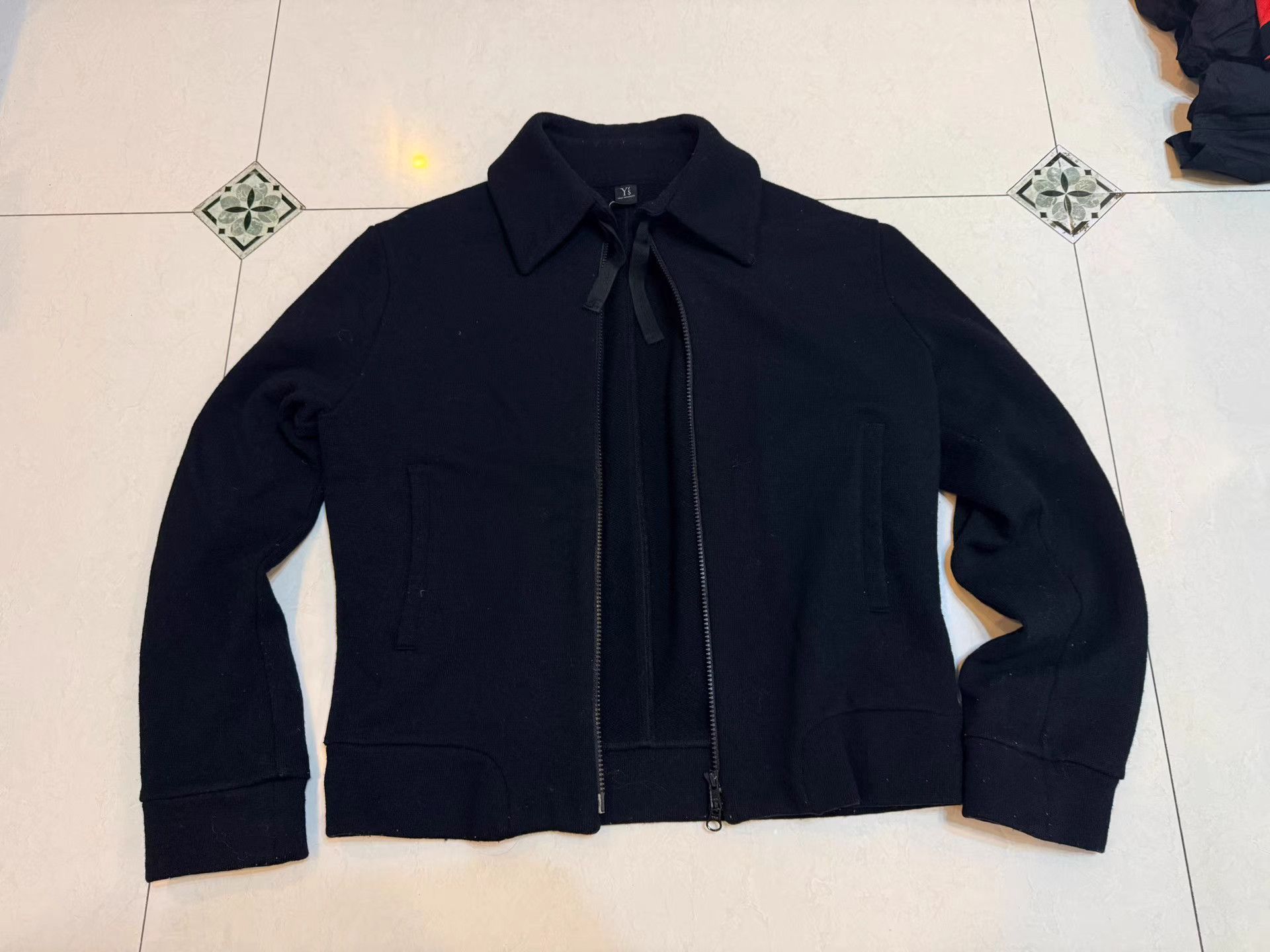 Yohji Yamamoto Y's Yohji Yamamoto String Wool-Blend Jacket K3 Size US L / EU 52-54 / 3 - 2 Thumbnail