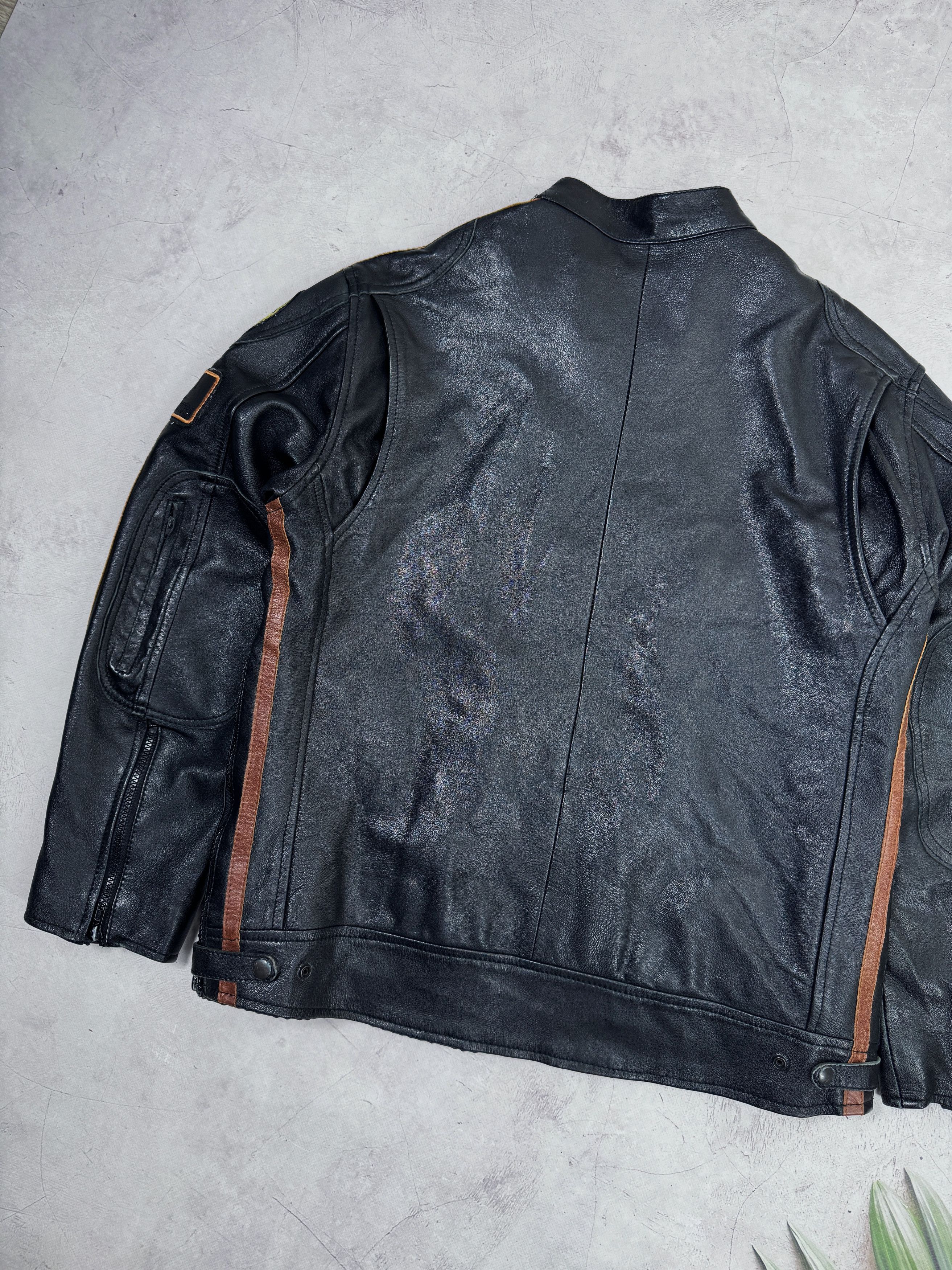 Other Vintage Racing Speed Leather Motorcycle Jacket Brogniez Size US M / EU 48-50 / 2 - 20 Thumbnail