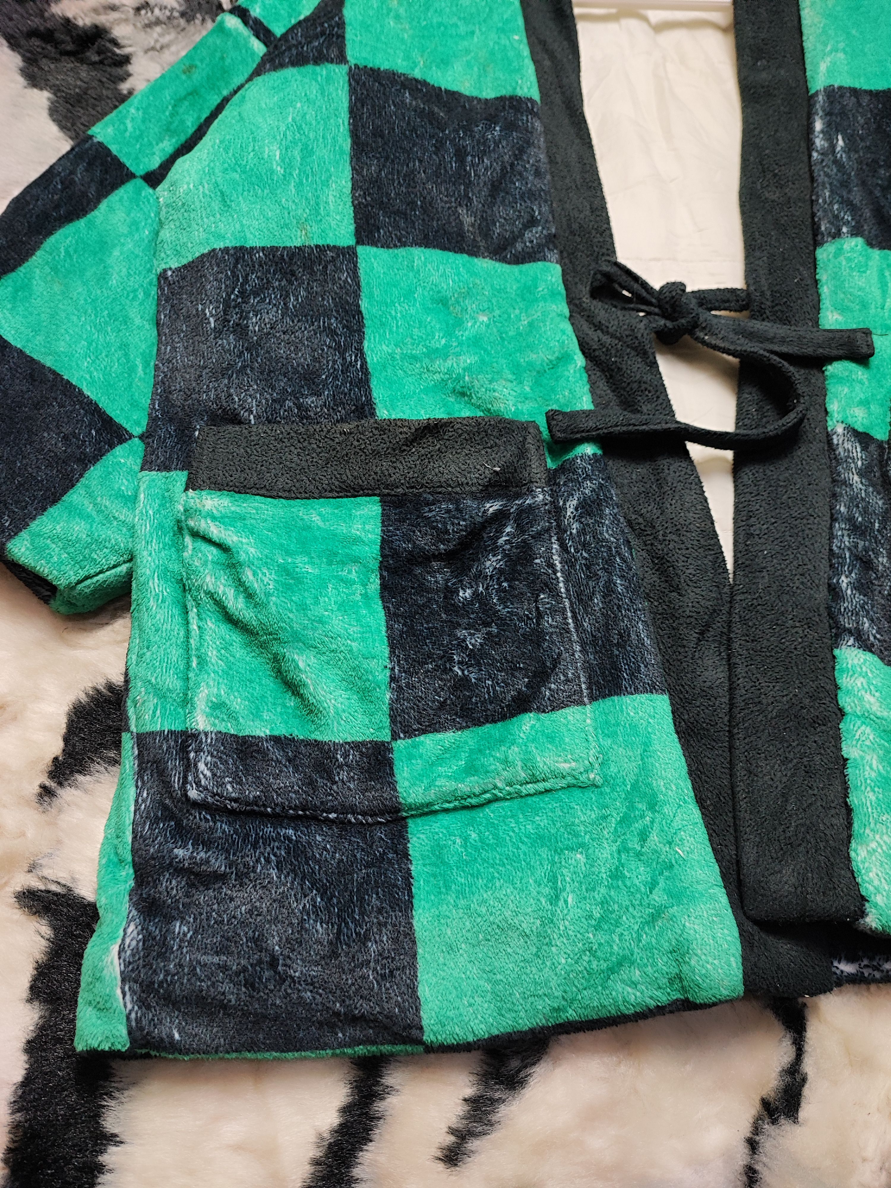 Anime DEMON SLAYER KIMONO ANIME COSPLAY Size US M / EU 48-50 / 2 - 3 Thumbnail