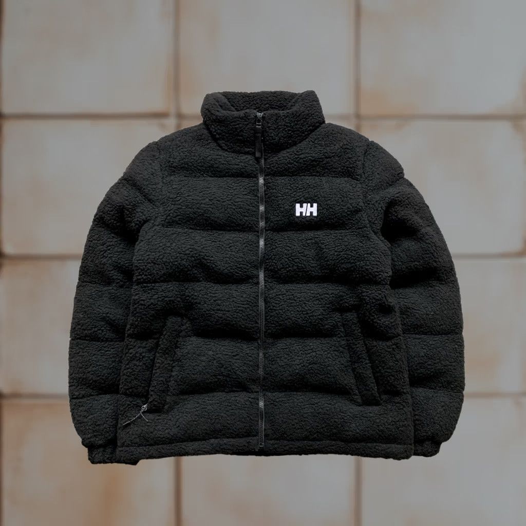 Helly Hansen Helly Hansen Jacket Puffer Mens M Black Teddy Pile Down Full Zip Outdoor Modern Fit Adult M Size US M / EU 48-50 / 2 - 1 Thumbnail