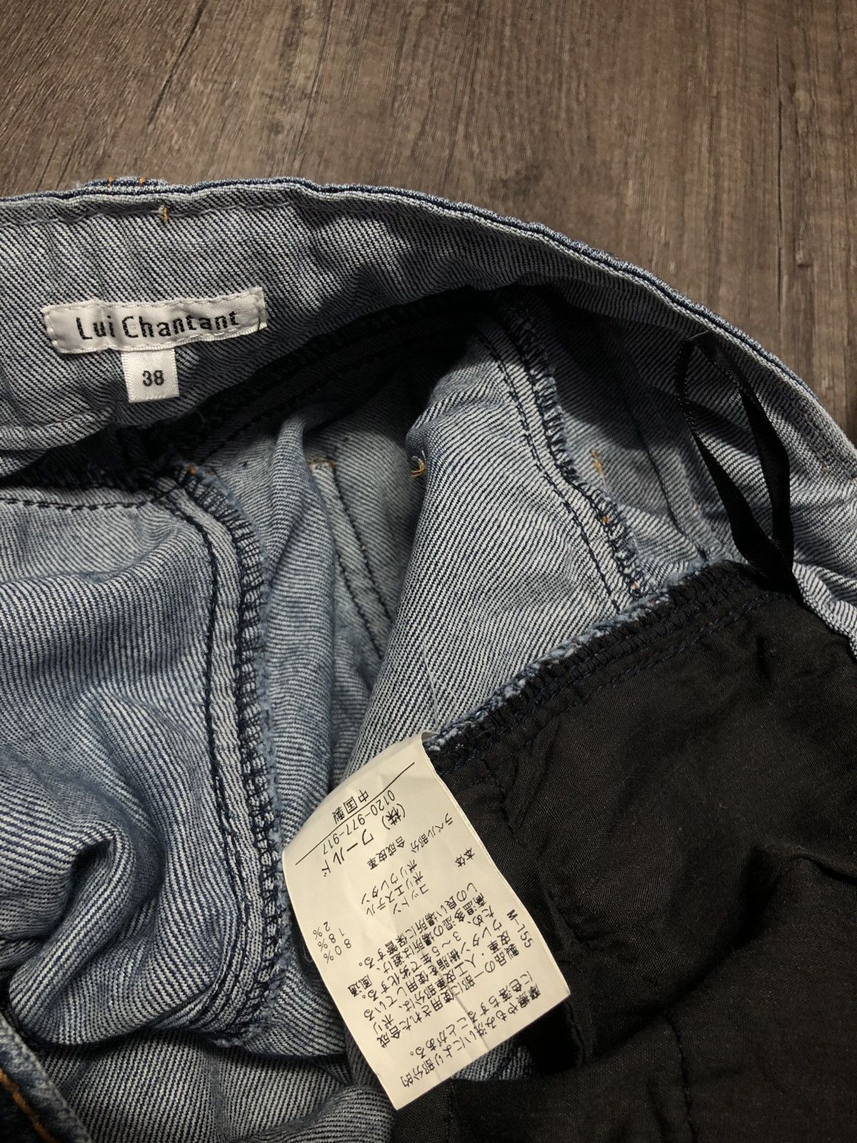 Designer × Japanese Brand Lui Chantant Multi Pocket Jeans Cargo Style Unisex Design Size US 32 / EU 48 - 21 Thumbnail