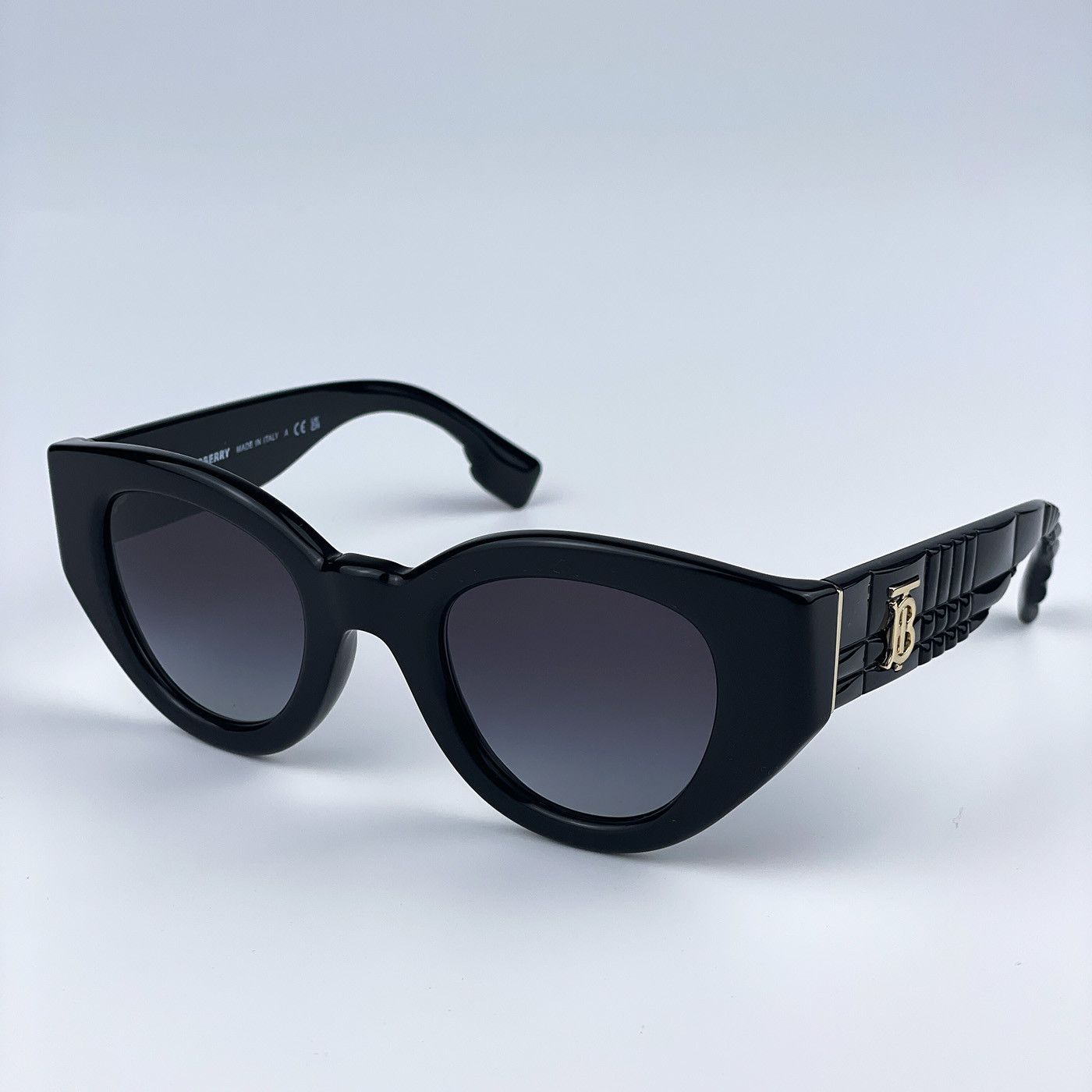 Burberry NEW Burberry BE4390 MEADOW 30018G Black Women Sunglasses Size ONE SIZE - 1 Thumbnail