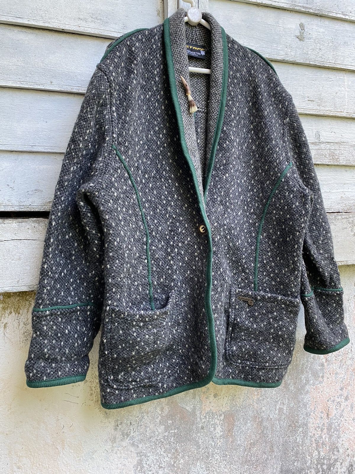 Mostly Heard Rarely Seen Stapf Sportwear Tyrol Blanket Lining Buttonless Cardigan Size US L / EU 52-54 / 3 - 3 Thumbnail
