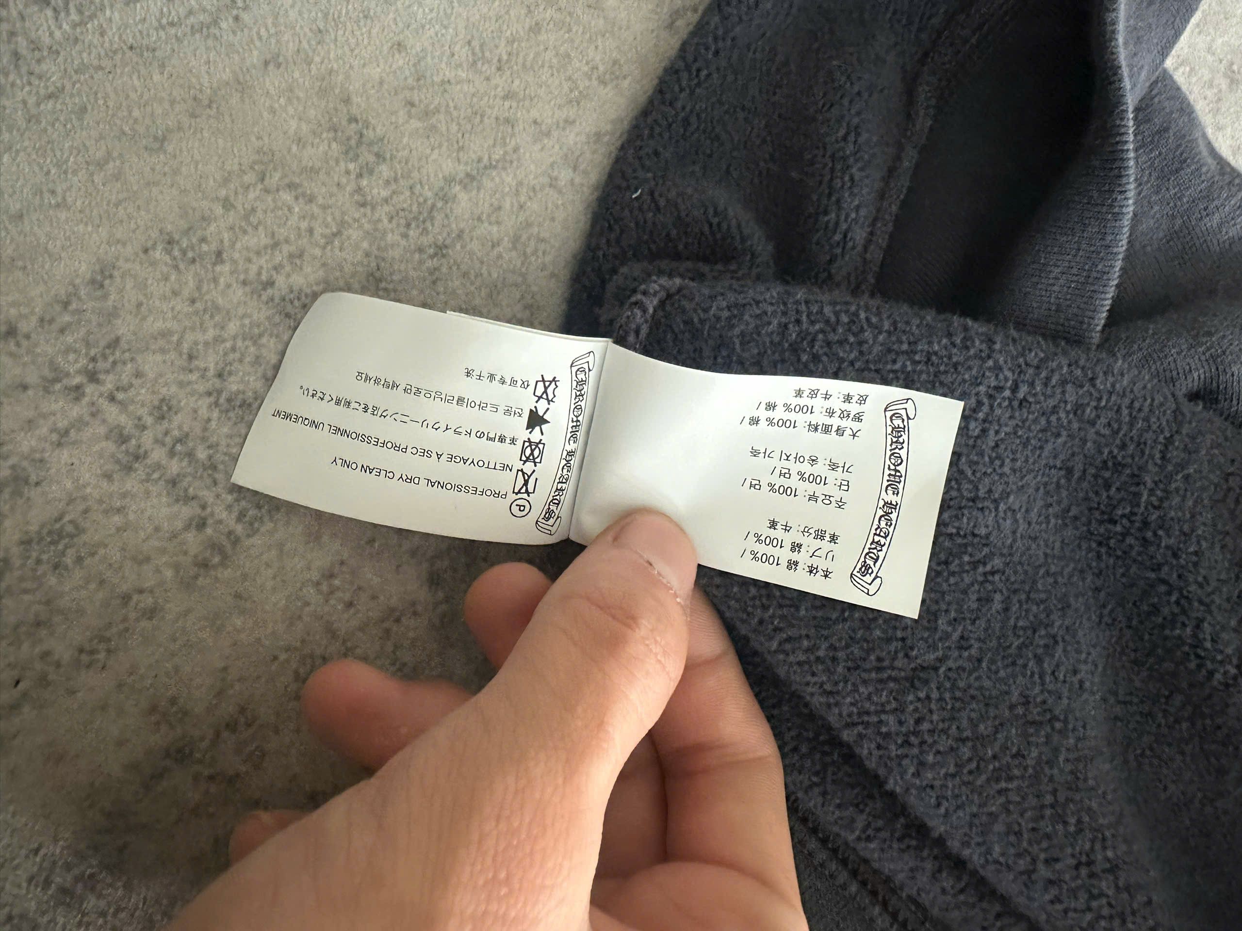 Chrome Hearts CHROME HEARTS Paper Jam Bicep Cemetery Patch Blue Hoodie Size US XL / EU 56 / 4 - 9 Thumbnail
