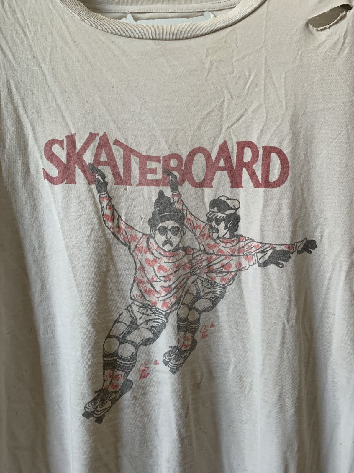 Vintage Thrashed Vintage Skateboard T-Shirt Distressed Grunge Size US M / EU 48-50 / 2 - 2 Thumbnail