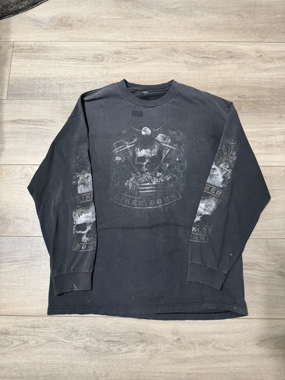 Vintage Vintage Skully Long Sleeve Size US XL / EU 56 / 4 - 1 Thumbnail