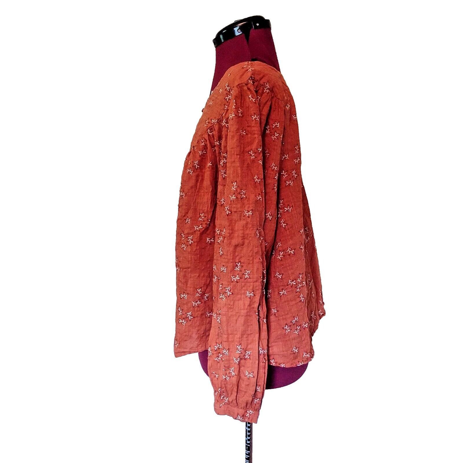 Other a.n.a. Blouse Top Multicolor Size 2X Woman Size XXL / US 16-18 / IT 52-54 - 5 Thumbnail