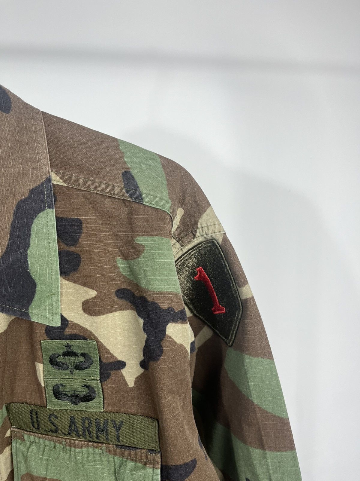 Other US Army Woodland Camo Field Jacket Medium Short Size US M / EU 48-50 / 2 - 6 Thumbnail