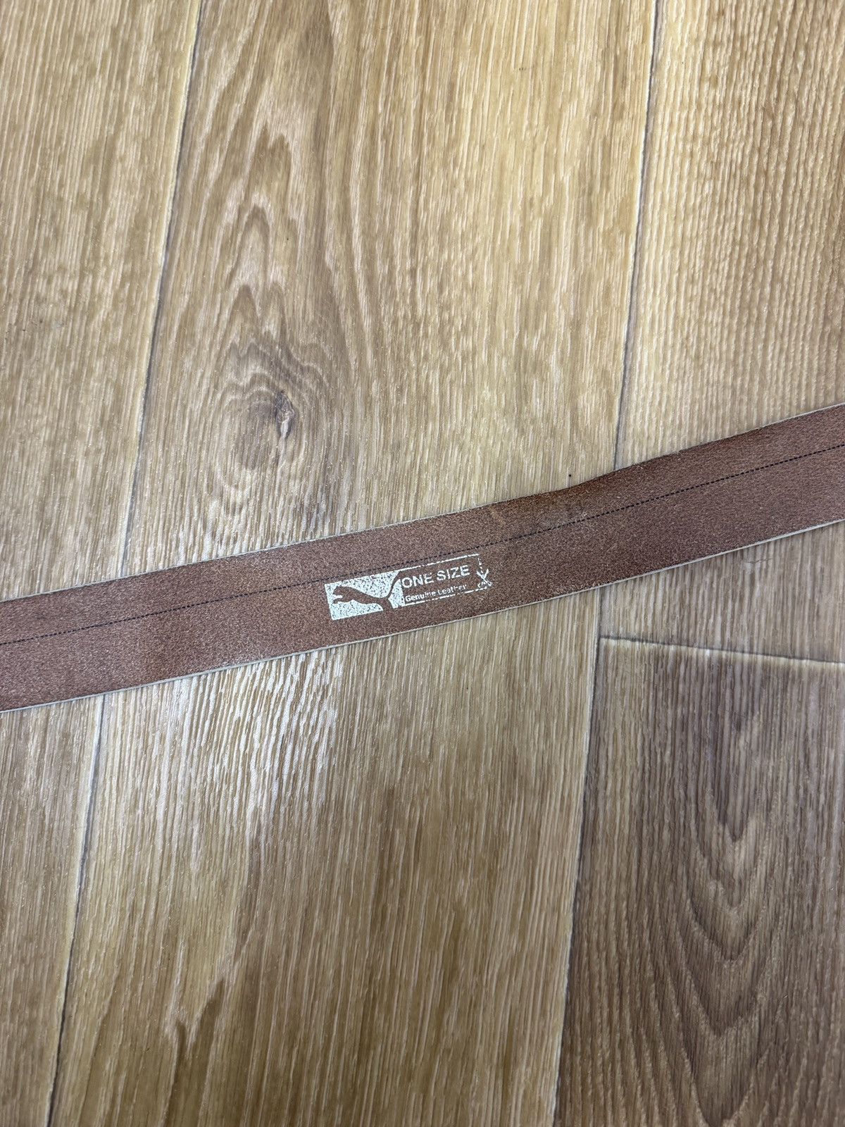Puma Leather belt Puma Buckle Vintage Logo Puma Size ONE SIZE - 8 Thumbnail