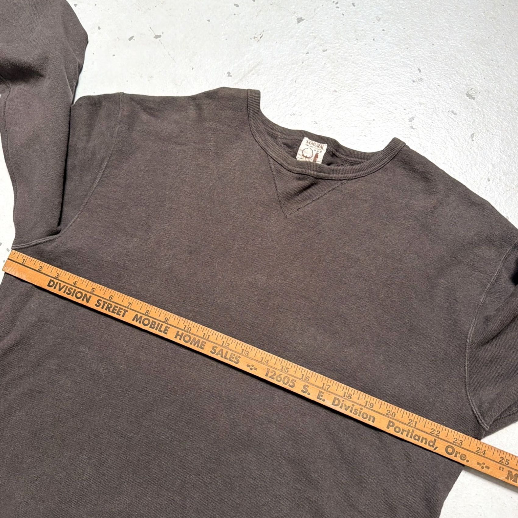Vintage Samurai Jeans Co. Double V All Cotton Heavy Sweatshirt XXL Size US XXL / EU 58 / 5 - 3 Thumbnail