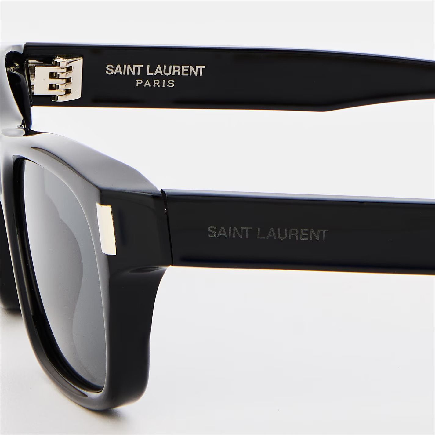 Saint Laurent Paris o1g2r1mq0426 Size: OS / Rectangle Sunglasses in Black Size ONE SIZE - 4 Thumbnail