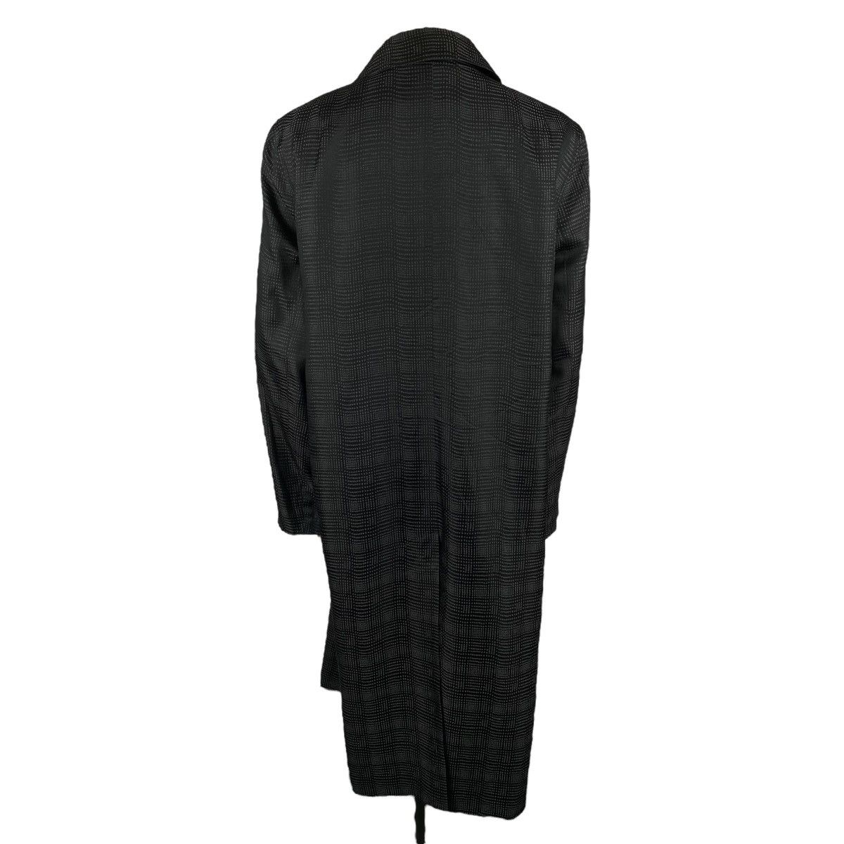 Aquascutum Aquascutum London Vintage Silk Blend Coat Black Textured Size L / US 10 / IT 46 - 5 Thumbnail