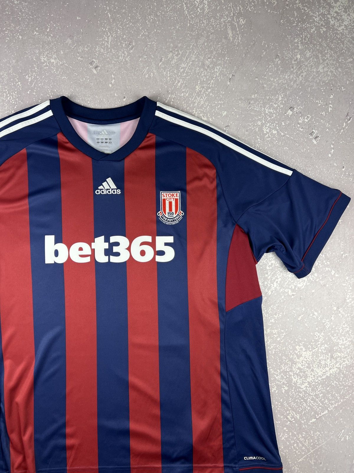 Adidas 2012-2013 Adidas Stoke City Away Soccer Jersey Shirt 3XL Size US XXL / EU 58 / 5 - 2 Thumbnail
