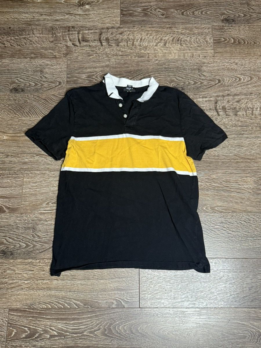 Forever 21 Forever 21 Black and Yellow Shirt Size US M / EU 48-50 / 2 - 1 Thumbnail