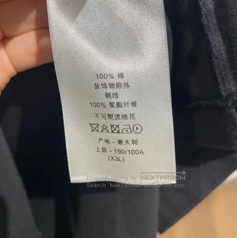 Dior Dior Black Cotton Blend Oversized T-Shirt . Size US XXL / EU 58 / 5 - 3 Thumbnail