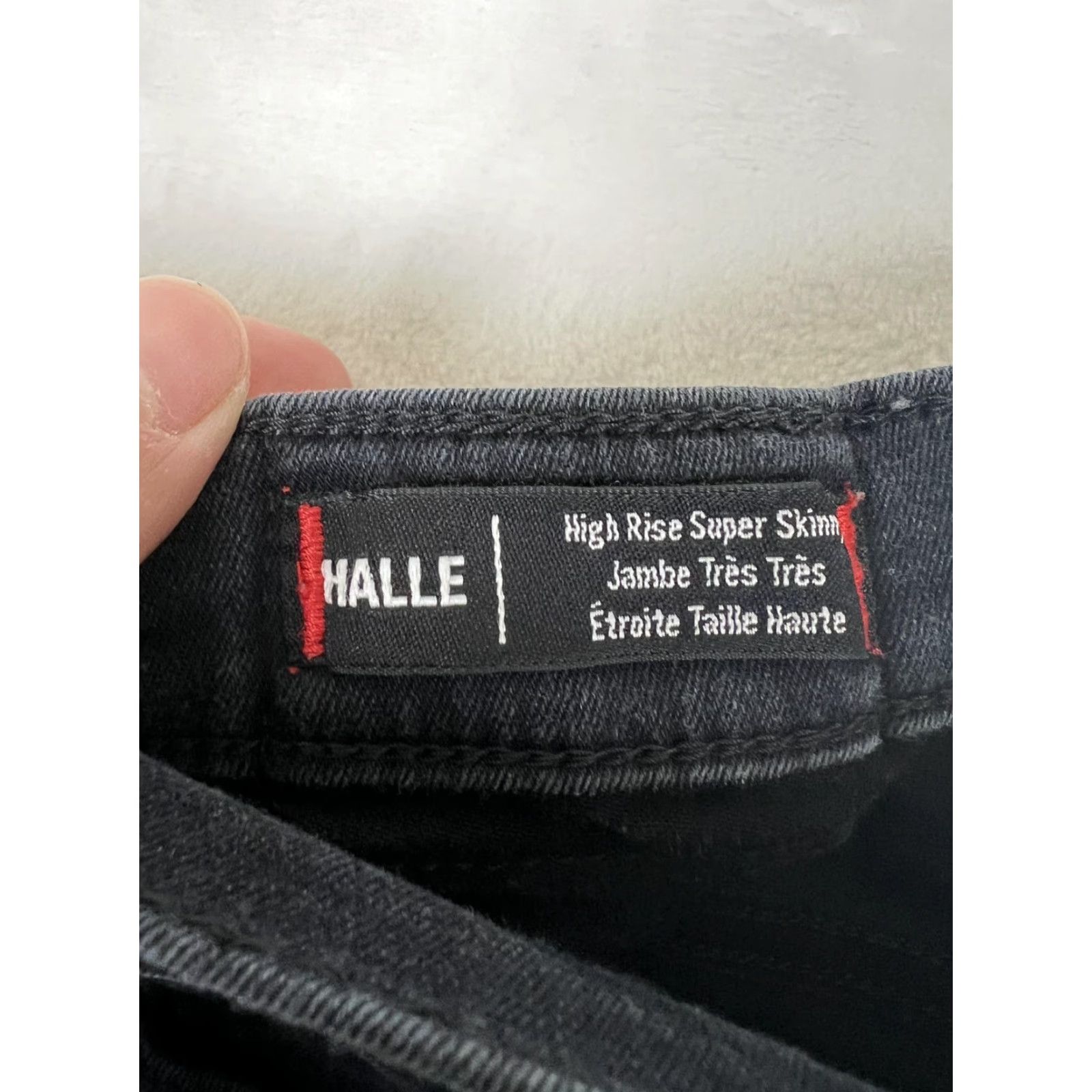 True Religion VINTAGE? No — True Religion Halle Jeans Womens 26 Blue High Rise Super Skinny Stretch Denim Jeans Size 26" / US 2 / IT 38 - 4 Thumbnail