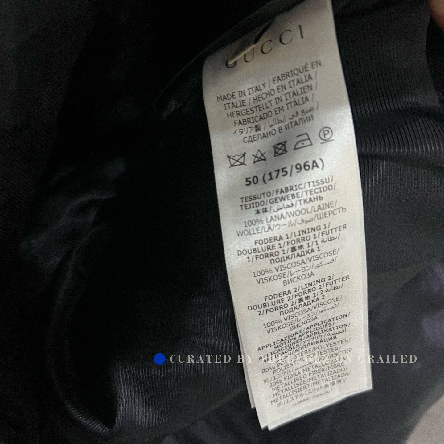 Gucci Gucci Navy Blue Double-Breasted Wool Coat Size US M / EU 48-50 / 2 - 5 Thumbnail