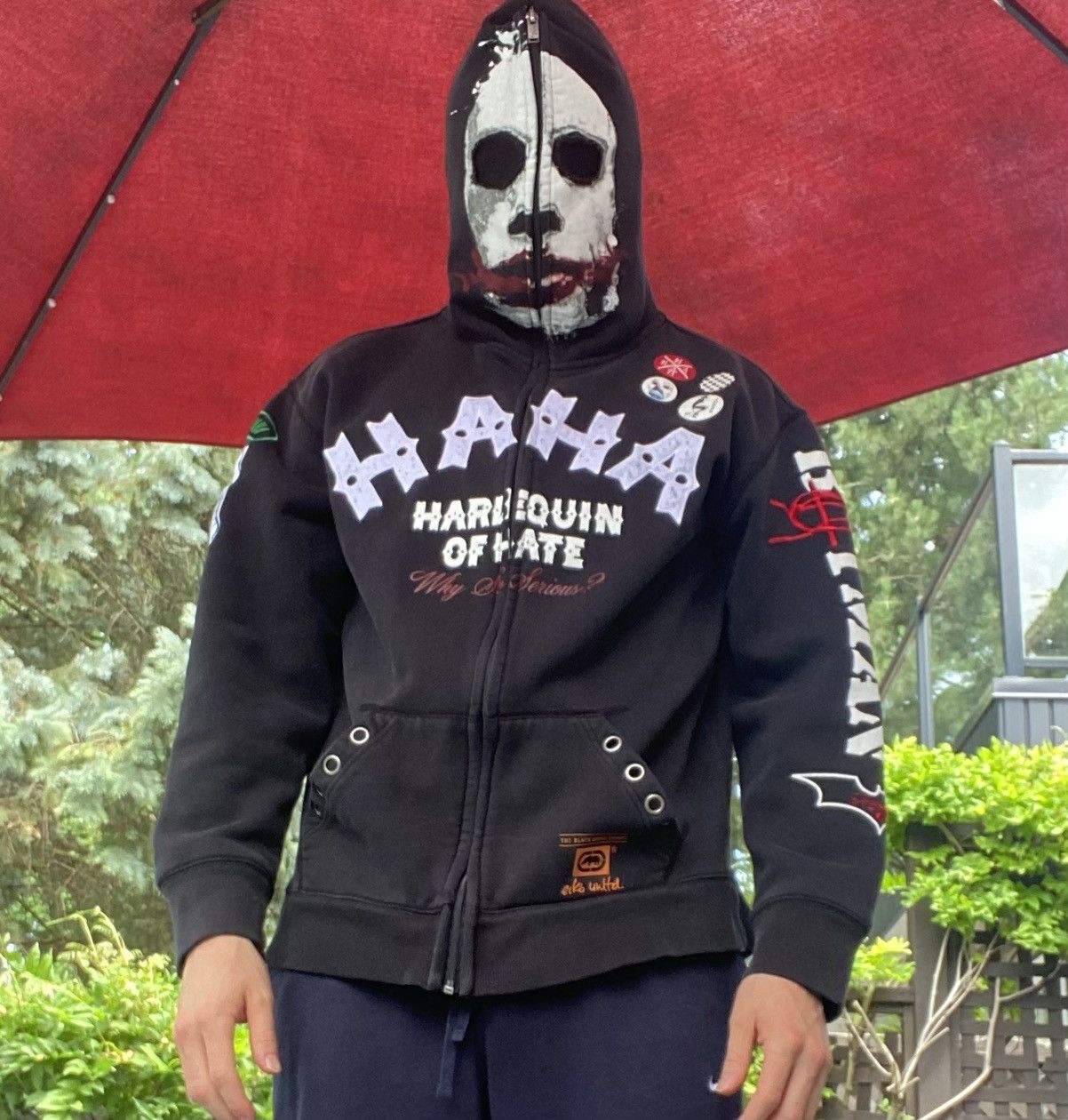Ecko Unltd. Echo unltd Dark Knight Joker hoodie full zip Size US M / EU 48-50 / 2 - 3 Thumbnail