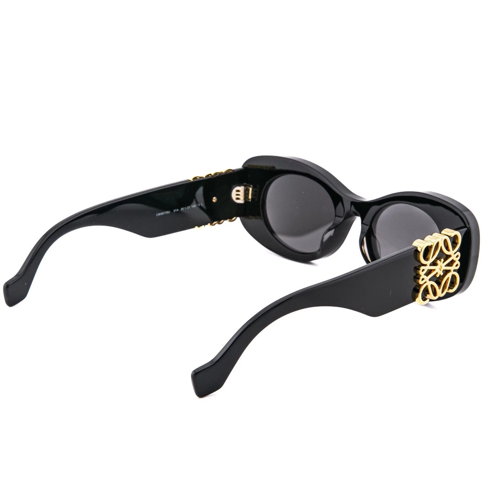 Loewe LOEWE BEVELED OVAL MAXI ANAGRAM LW40175U Black 40175 01A Size ONE SIZE - 5 Thumbnail