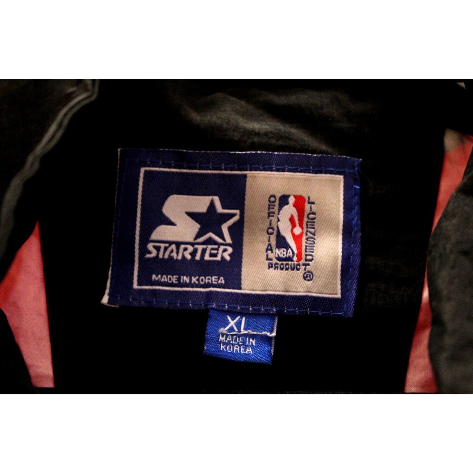 NBA × Starter Chicago Bulls 90s STARTER windbreaker XL red blk NBA vintage Size US XL / EU 56 / 4 - 8 Thumbnail