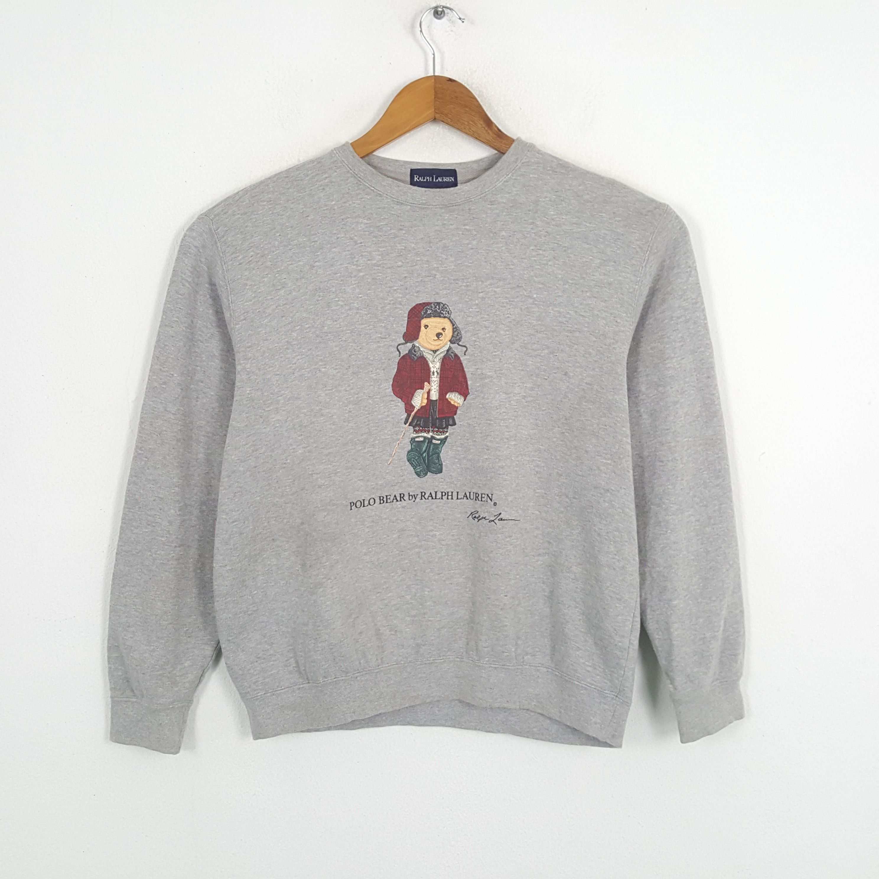 Polo Ralph Lauren × Vintage Vintage POLO BEAR by RALPH LAUREN Fashion Brand Sweatshirts Size US M / EU 48-50 / 2 - 1 Thumbnail