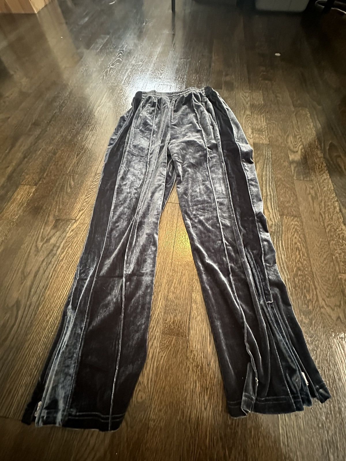 Vintage Velvet Velour Trackpants Pleated Size US 30 / EU 46 - 3 Thumbnail
