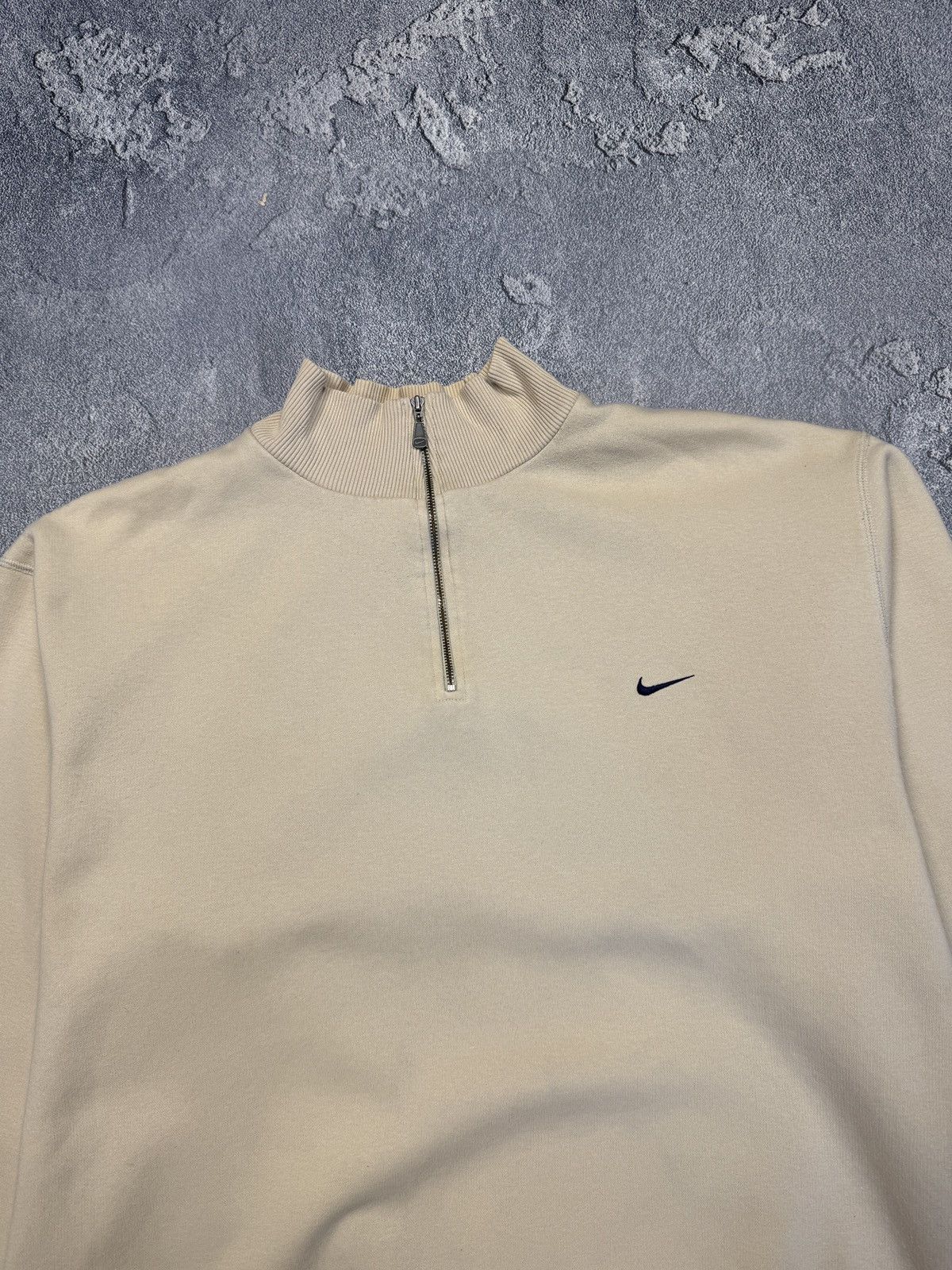Nike Vintage Nike 1/4 Zip Y2K Basic Sweatshirt Boxy Hoodie Size US XXL / EU 58 / 5 - 2 Thumbnail