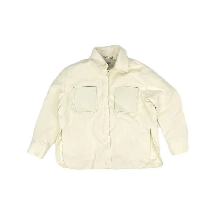 Fendi Fendi SS22 Belted Button-Up Jacket -2507 Size M / US 6-8 / IT 42-44 - 1 Thumbnail
