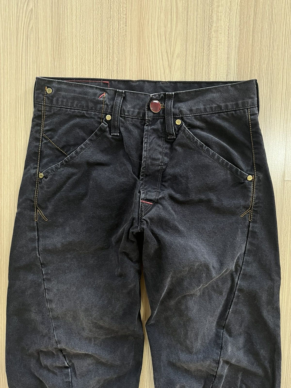 Levi's Levi’s Engineer Faded Black Jeans Size US 28 / EU 44 - 4 Thumbnail