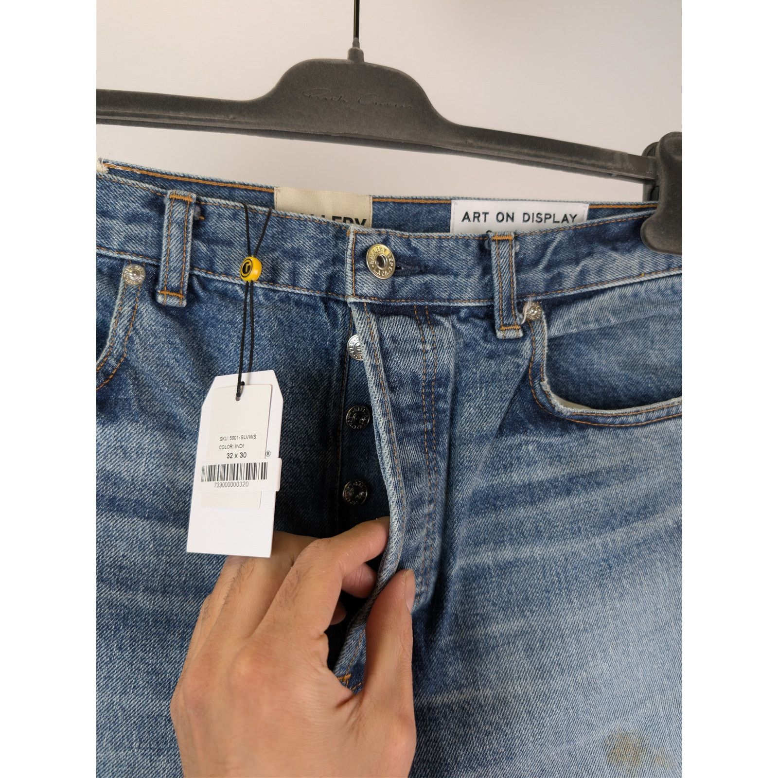 Gallery Dept. o1rshd1 Selvedge Denim Jeans in Blue Size US 32 / EU 48 - 8 Thumbnail