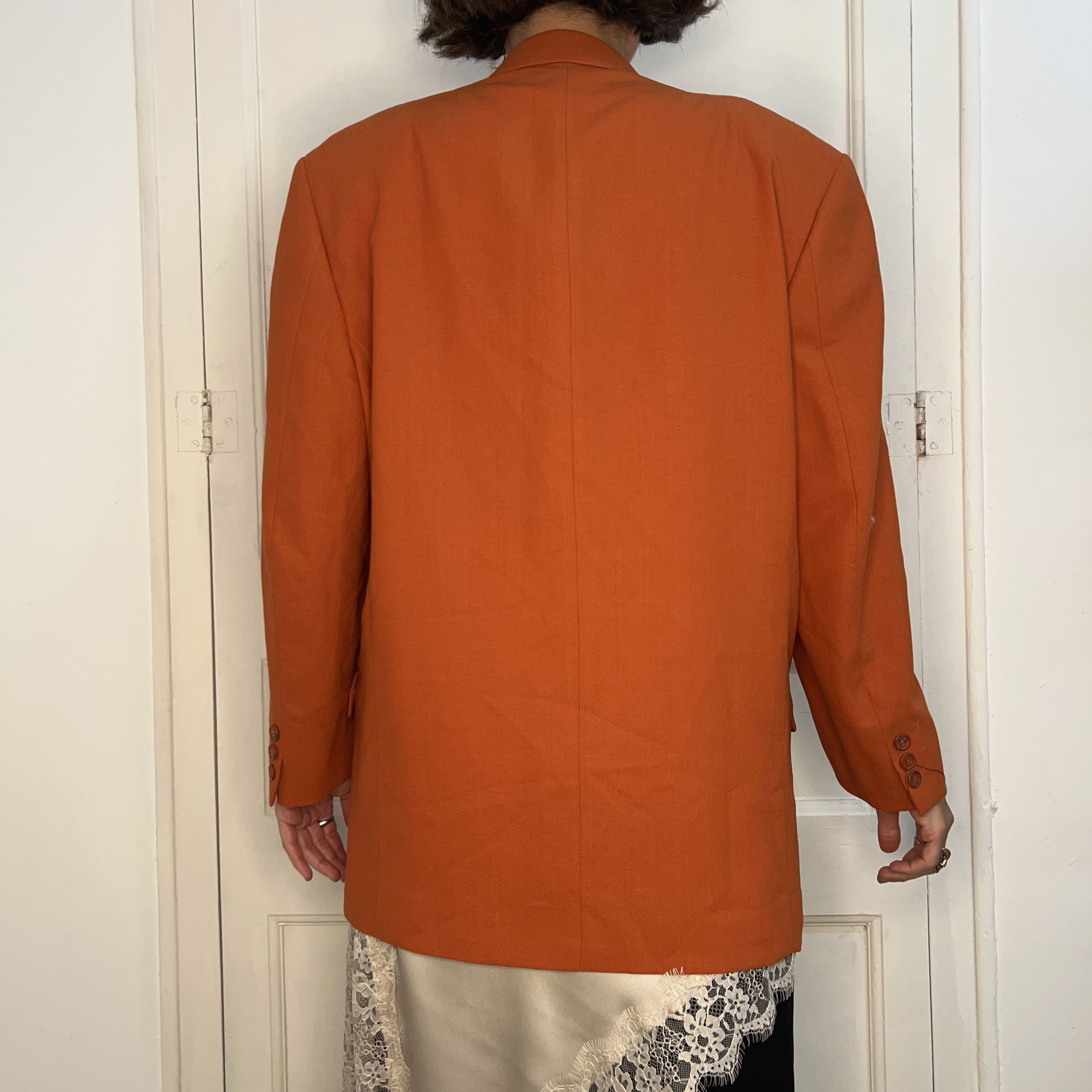 Custommade Hand-Painted Wool Harlequin Blazer Size XXL / US 16-18 / IT 52-54 - 2 Thumbnail