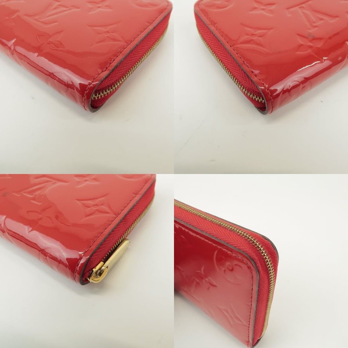 Louis Vuitton Louis Vuitton Monogram Vernis Zippy Coin Purse Red Size ONE SIZE - 4 Thumbnail