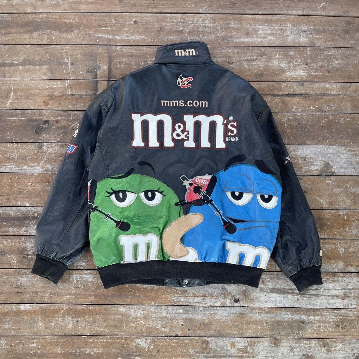 Jeff Hamilton JEFF HAMILTON NASCAR JACKET M&M FULL LEATHER Size US XL / EU 56 / 4 - 6 Thumbnail