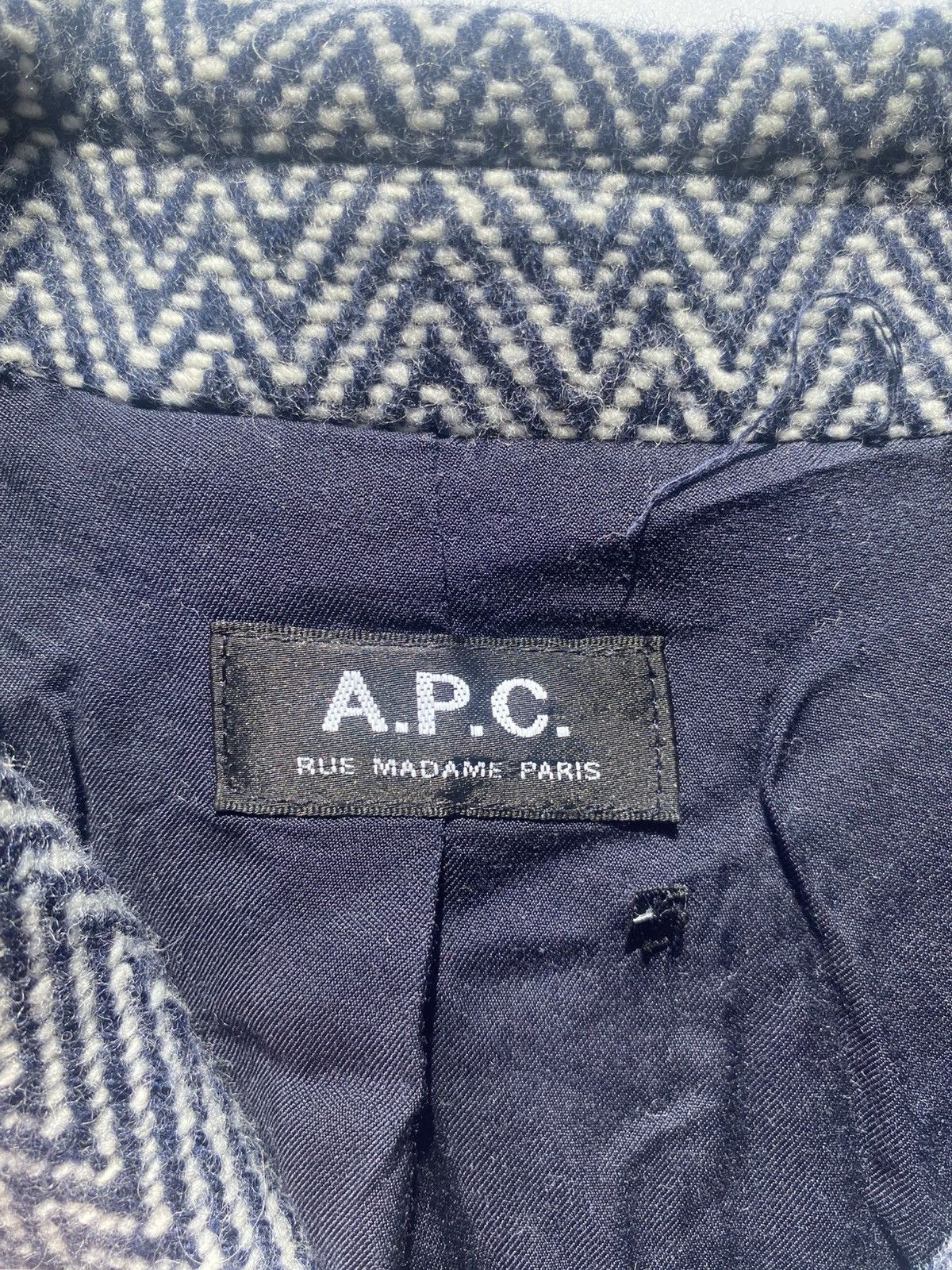A.P.C. GRAIL RARE APC wool coat S/M Grey wool viscozr Size S / US 4 / IT 40 - 5 Thumbnail