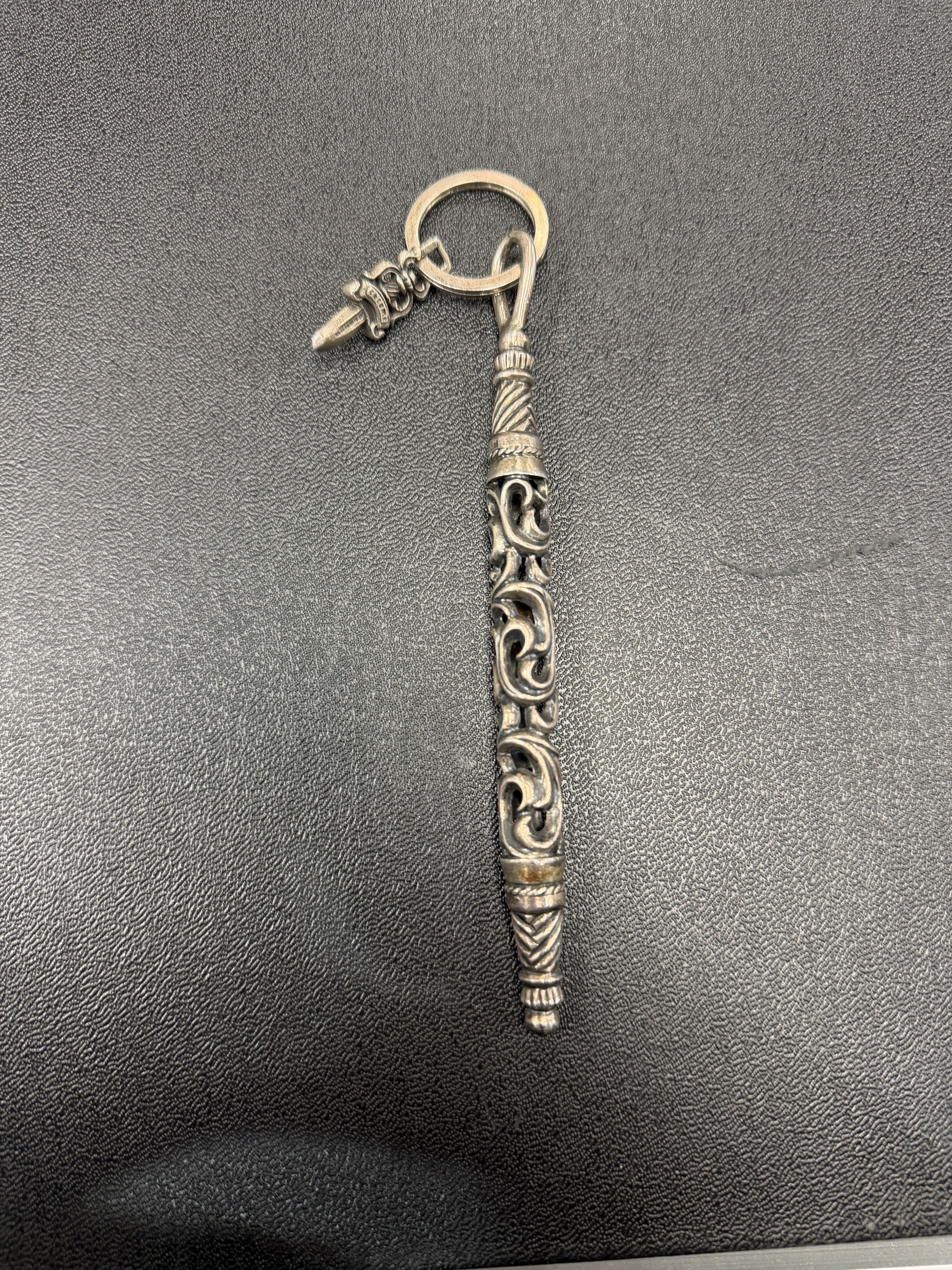 Chrome Hearts Chrome Hearts Silver Roller Link and Dagger Keychain Size ONE SIZE - 4 Thumbnail