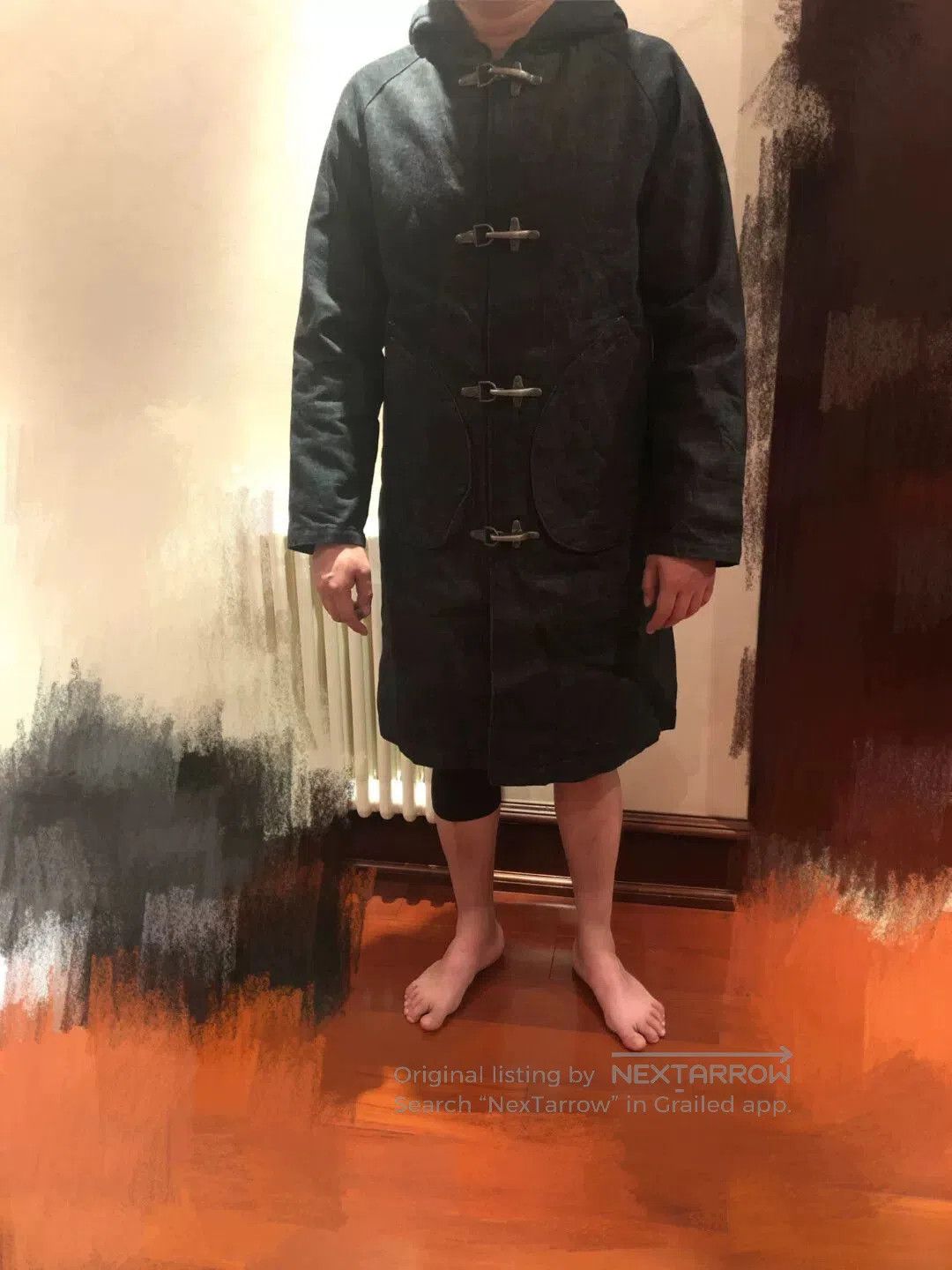 Jelado Jelado Long Denim Hooded Coat. Size US L / EU 52-54 / 3 - 4 Thumbnail