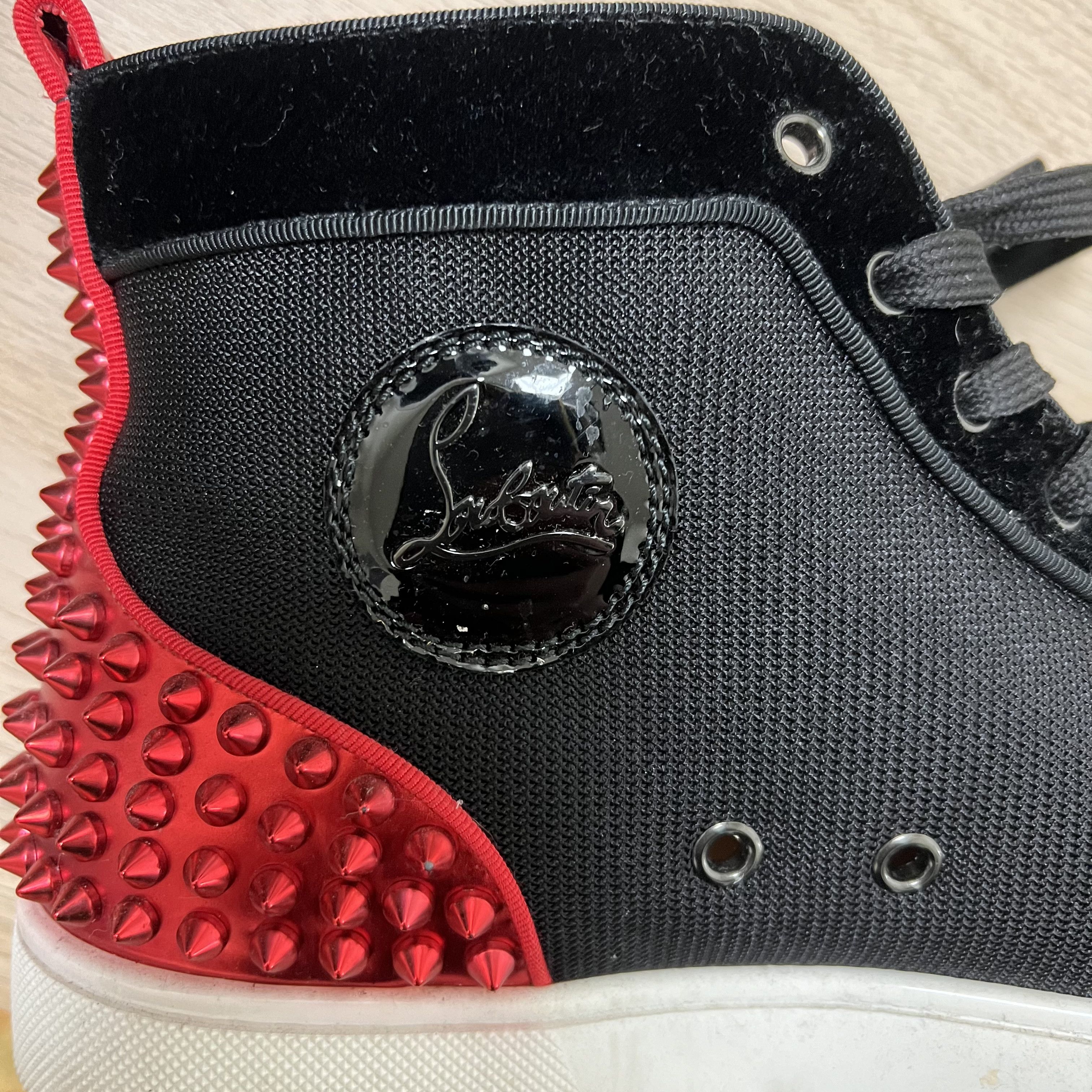Christian Louboutin Christian Louboutin Spike High-Top Sneakers Size US 8.5 / EU 41-42 - 8 Thumbnail