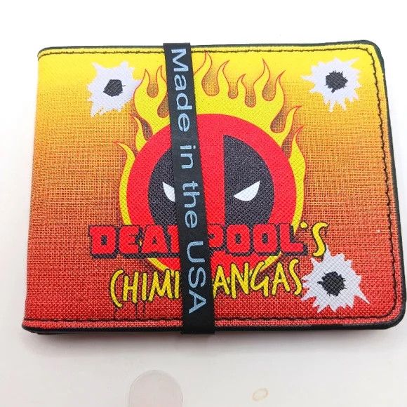 Other Dead Pool Men's Bi Fold Wallet Vegan Leather New Made in USA Size ONE SIZE - 8 Thumbnail