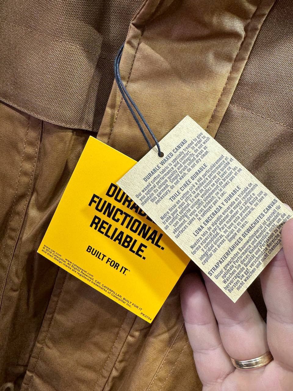 Other Caterpillar Excursion Waxed Canvas Jacket Work Size US XXL / EU 58 / 5 - 12 Thumbnail