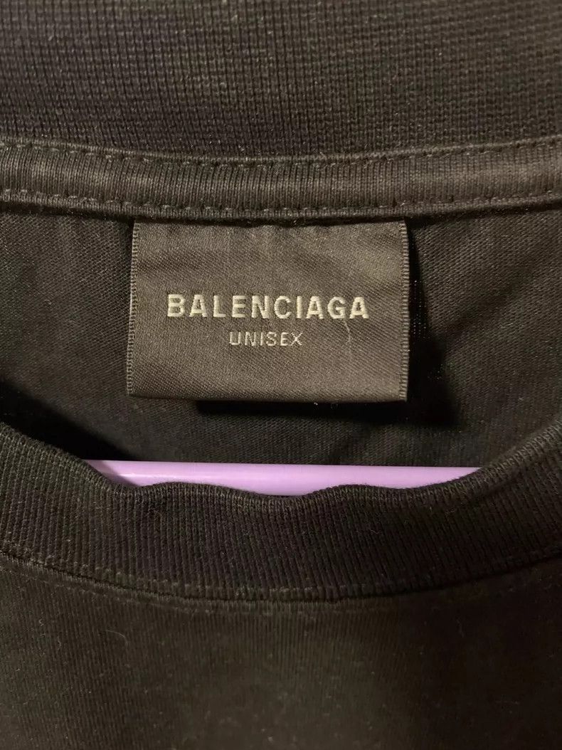 Balenciaga Balenciaga Double B rhinestone logo short sleeves 2505-Next Size US L / EU 52-54 / 3 - 3 Thumbnail