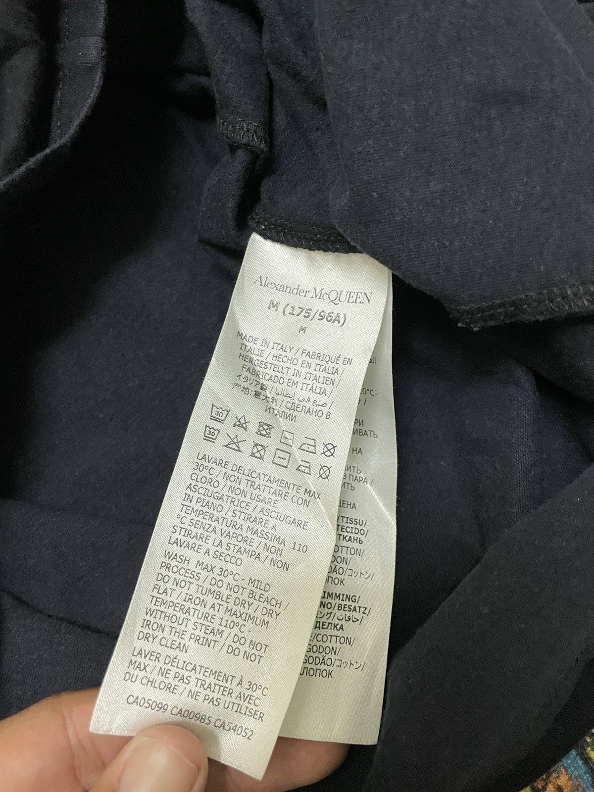 Alexander McQueen Alexander McQueen Spellout Tee Shirt Size US M / EU 48-50 / 2 - 3 Thumbnail