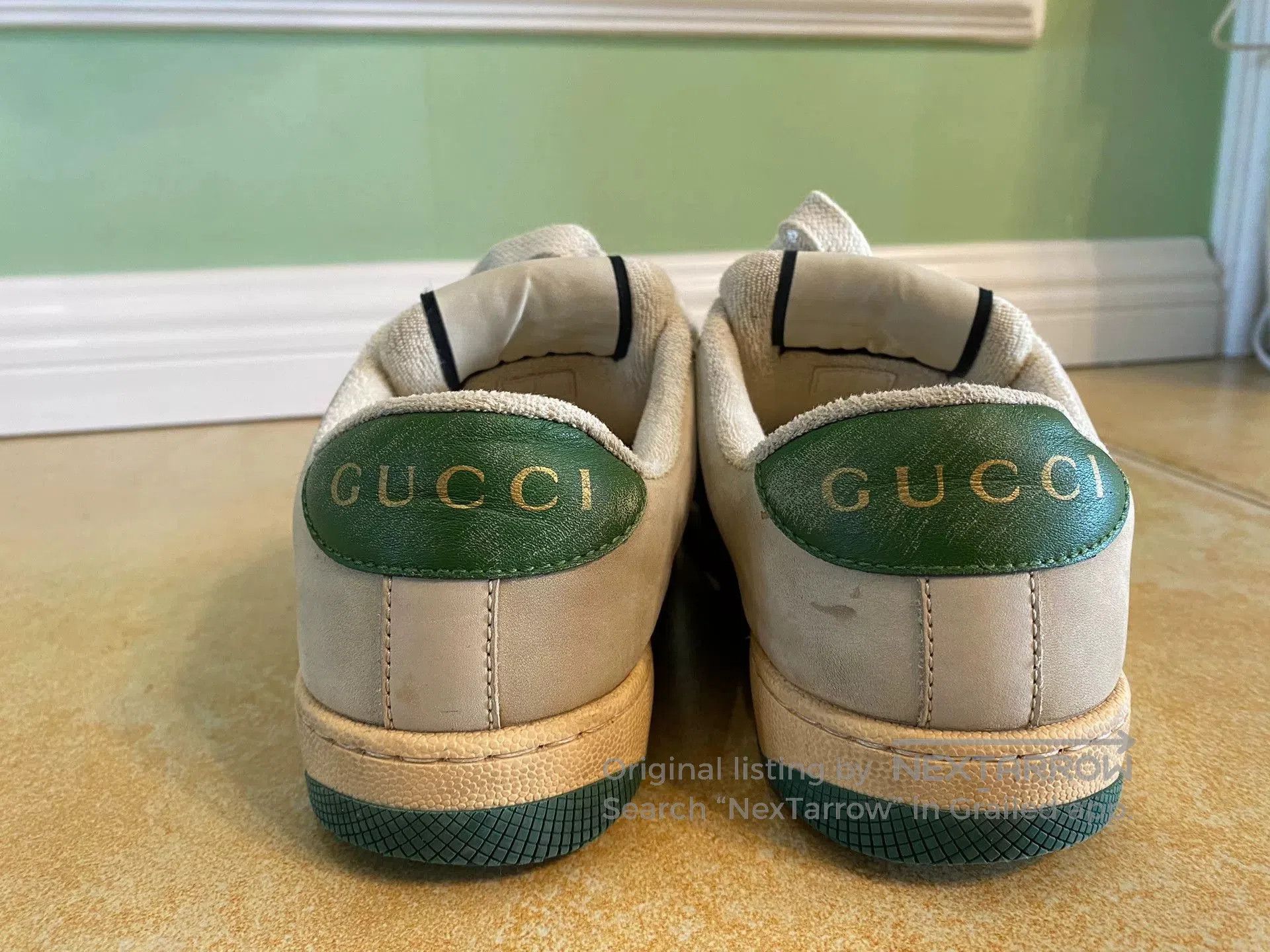 Gucci Gucci Green Tail Dirty Sneakers. Size US 4 / IT 34 - 5 Thumbnail