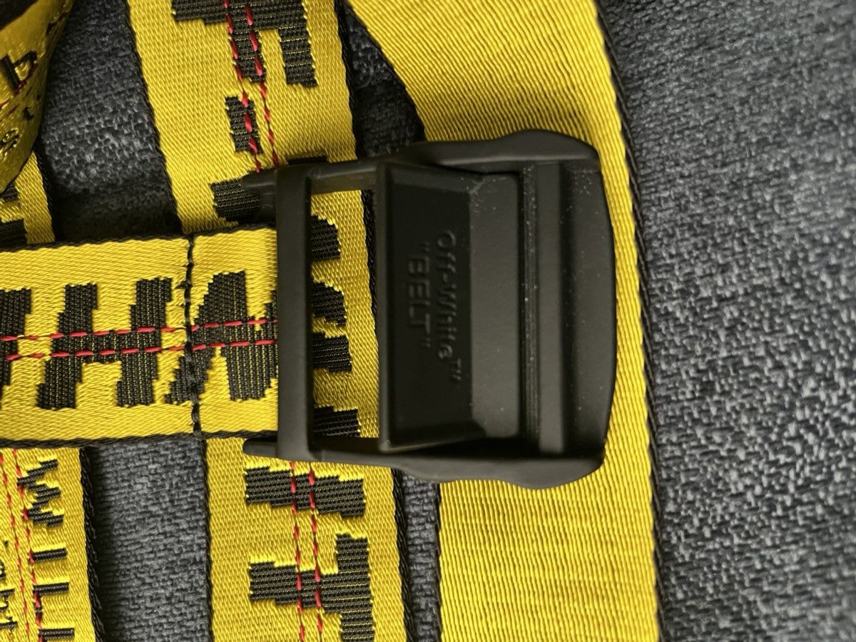 Off-White Off-White Industrial Belt Yellow Black, Red Stitching Size ONE SIZE - 2 Thumbnail