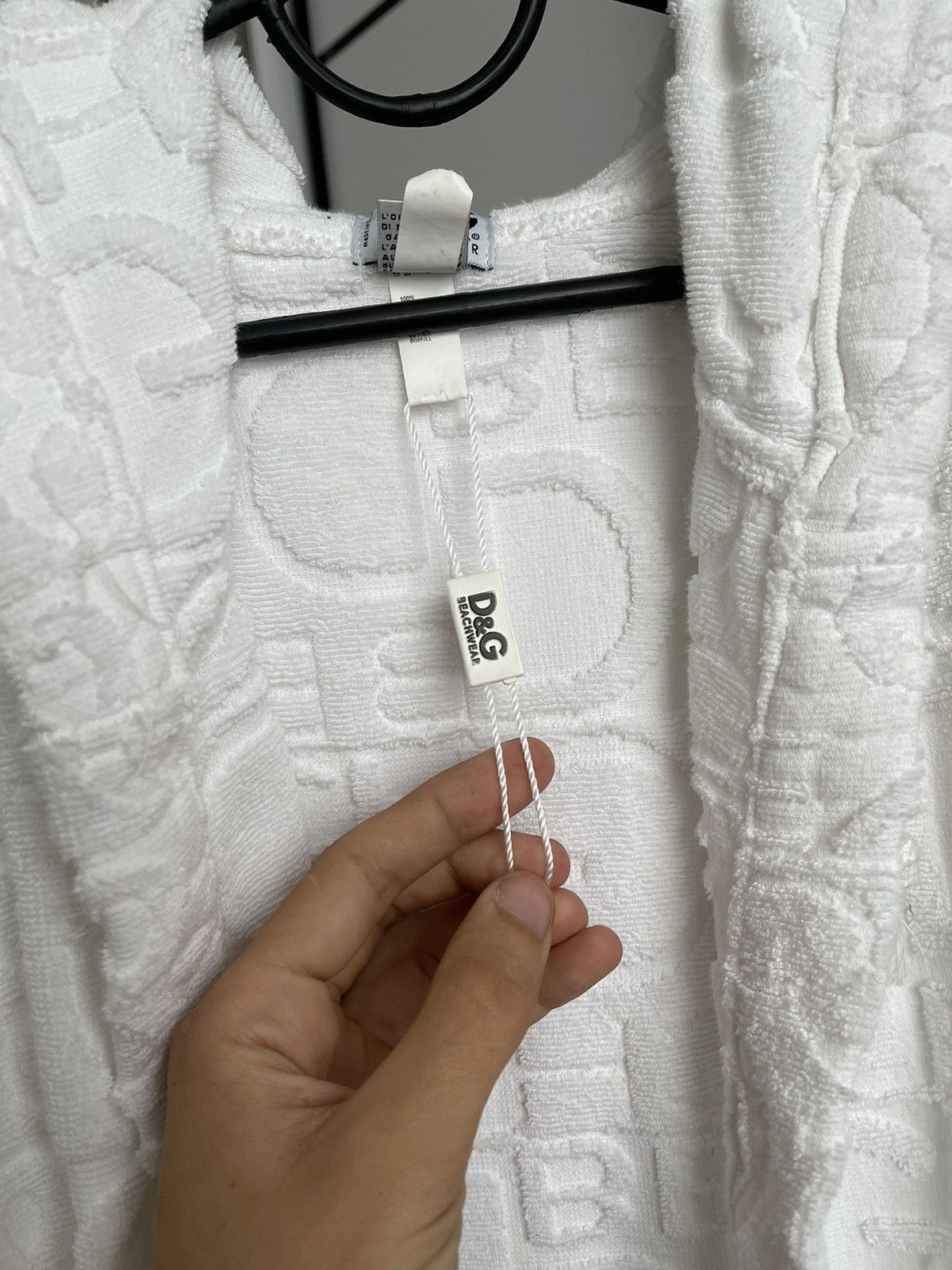 Dolce & Gabbana Dolce & Gabbana Bath Robe Hooded Jacket Multilogo D&G Size US M / EU 48-50 / 2 - 9 Thumbnail