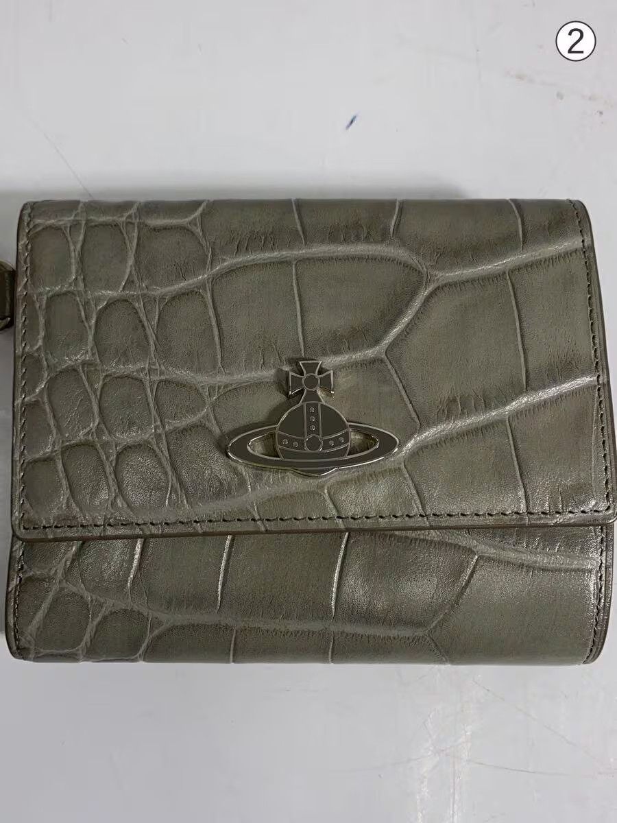 Vivienne Westwood Crocodile Embossed Tassel Orb Wallet Size ONE SIZE - 3 Thumbnail