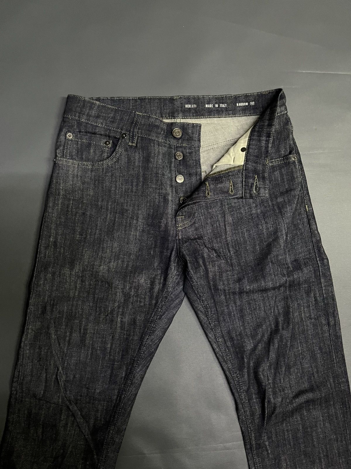Berluti × Designer × Japanese Brand BERLUTI PARIS DESIGNER ITALY SELVEDGE DENIM JEANS Size US 30 / EU 46 - 11 Thumbnail