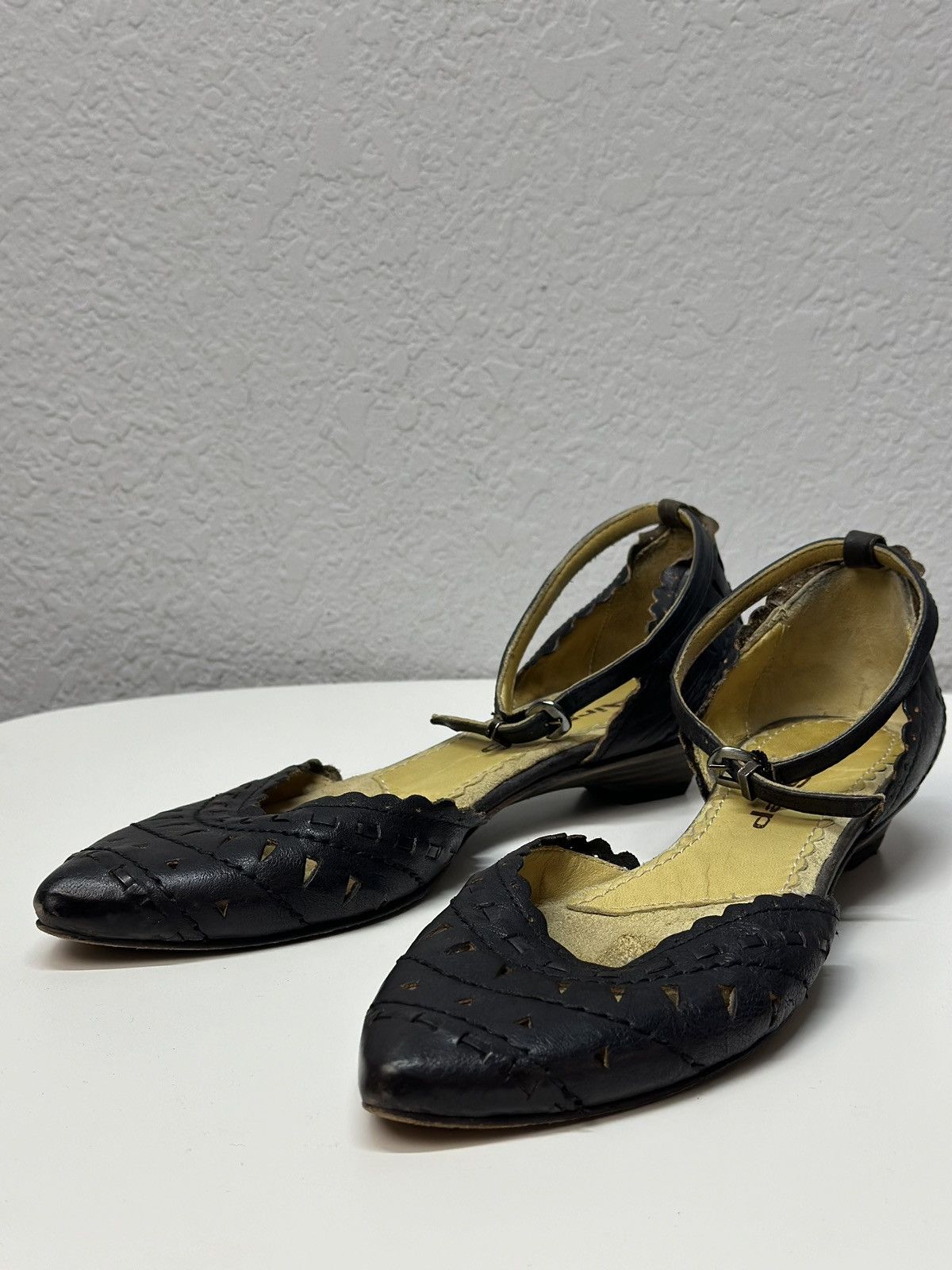 A.S.98 Vintage Air Step Ballet Shoes Womens Prada style Avantgarde Size US 11 / IT 41 - 3 Thumbnail
