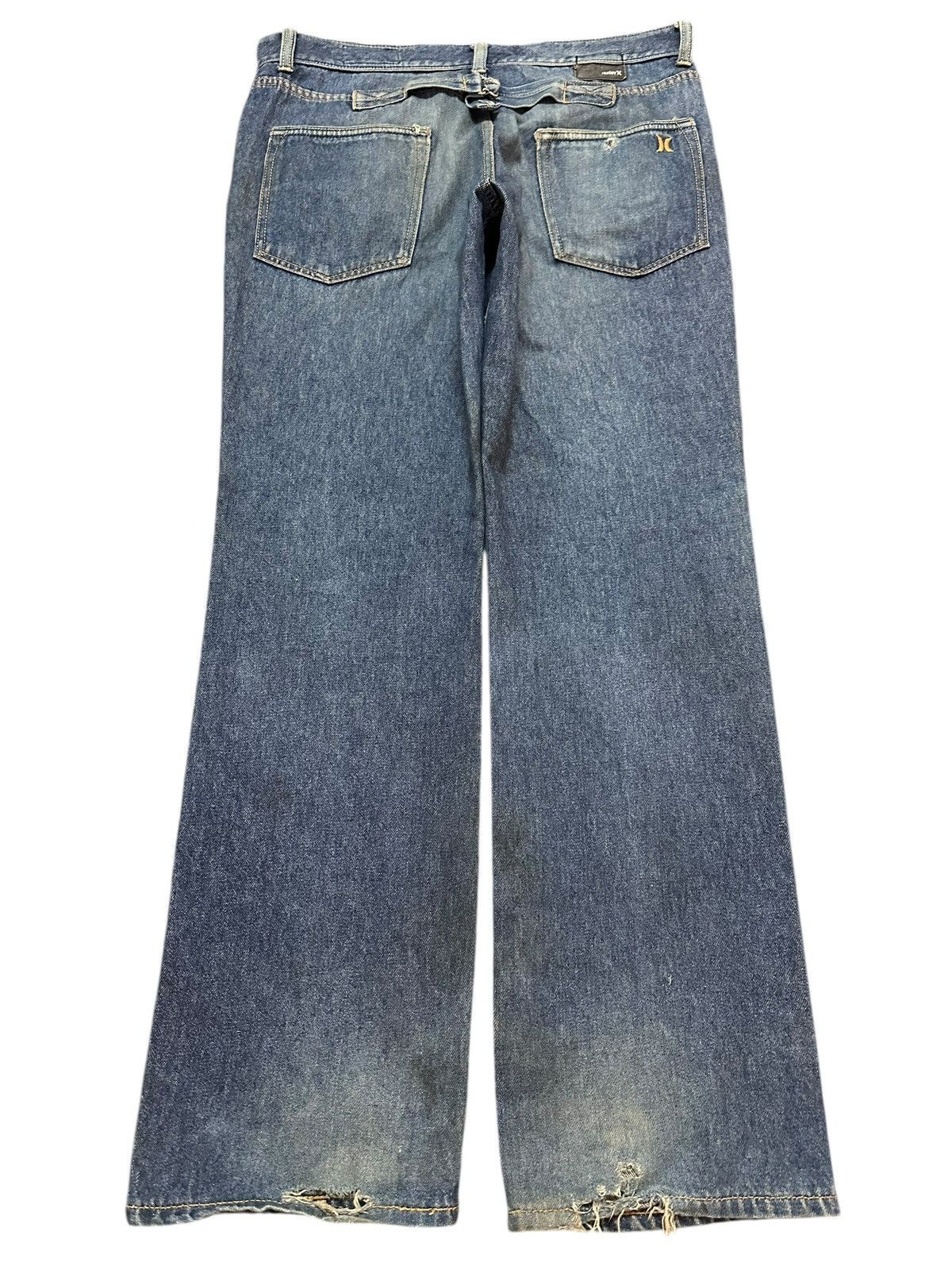 Hurley Hurley Denim Buckle Mud Wash Style Loose Jeans Size US 34 / EU 50 - 2 Thumbnail