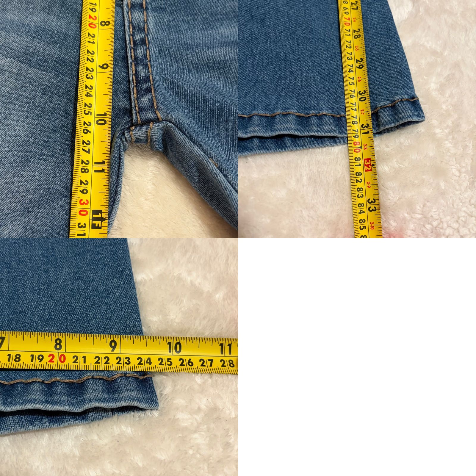 Denime VINTAGE Brenedy Jeans Womens 16 Linda Blue Bootcut Denim Embroidered Rhinestone Medium Wash Girls Women Mens Size 38" / US 16 / IT 52 - 9 Thumbnail